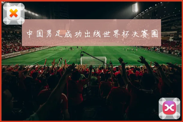 中国男足成功出线世界杯决赛圈
