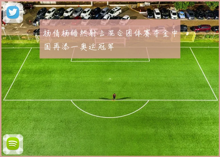 杨倩杨皓然射击混合团体赛夺金中国再添一奥运冠军